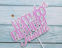 Happy 60th Birthday Card Cake Topper