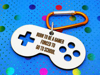 Born To Be A Gamer Keyring