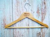 Engraved Wooden Hanger