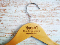 Engraved Wooden Hanger