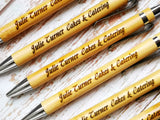 Engraved Bamboo Pens