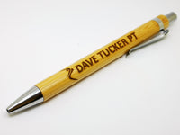 Engraved Bamboo Pens