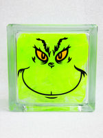 Grinch Solid Glass Light Box