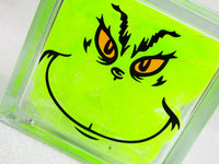 Grinch Solid Glass Light Box