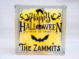 Halloween Glass Light Box