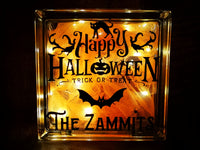 Halloween Glass Light Box