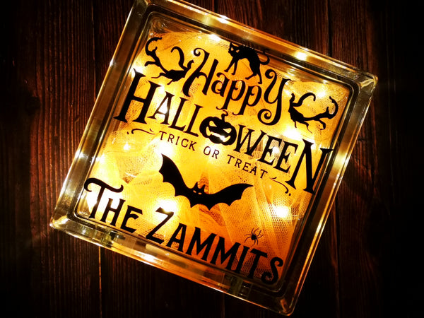 Halloween Glass Light Box