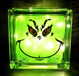 Grinch Solid Glass Light Box